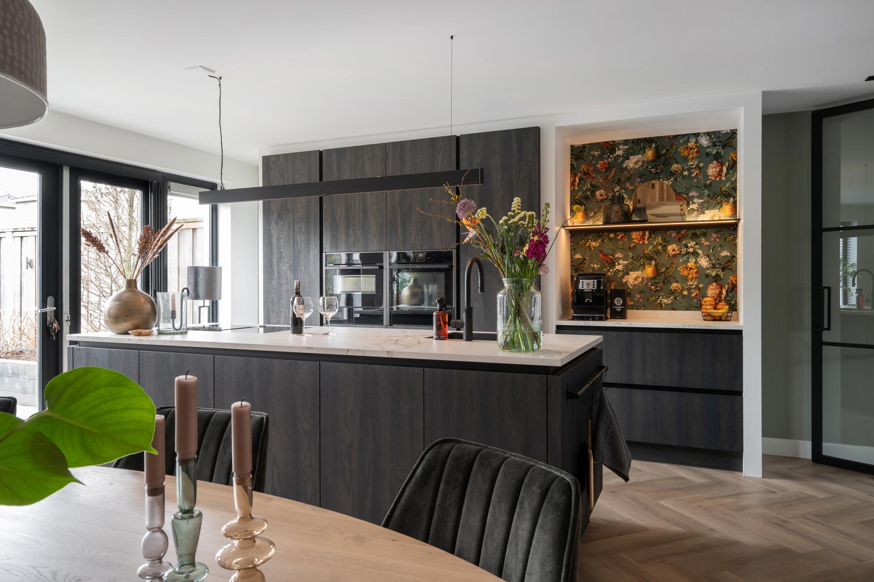 EGLO Bramerton Tafellamp - E27 - Hout - Zwart/Bruin | Leen Bakker